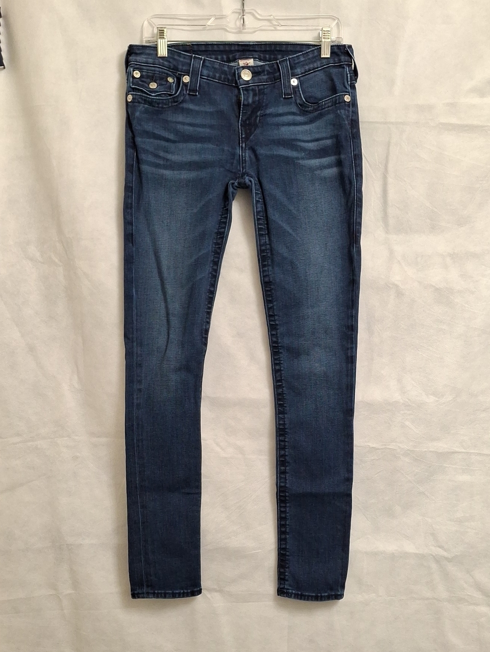 True Religion Women's Dark Indigo Skinny Jeans